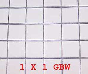 1" x 1" 14 gauge GBW Wire Mesh Roll 100 ft. long 1" x 1" 14 gauge GBW Wire Mesh Roll 100 ft. long