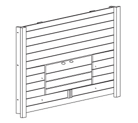 Replacement Left Side Panel for Prem + Chick-N-Barn (WA 01465)