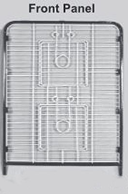 Replacement Front Panel for Indoor Hutch 4 Level