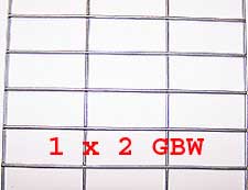 1" x 2" 14 gauge GBW Wire Mesh Roll 100 ft. long