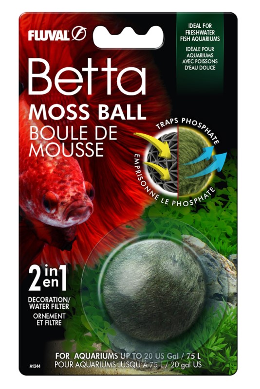 Fluval Betta Moss Ball 1.8 in - Click Image to Close