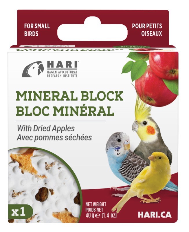 HARI Mineral Block with Dried Apples 2 pack