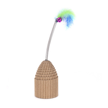 Corrugated Cat Toy Bat-N-Bounce - Click Image to Close