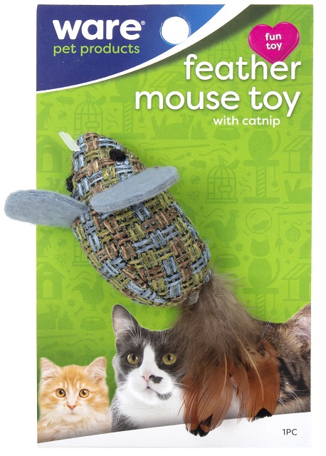 Feather Mouse Toy - Click Image to Close