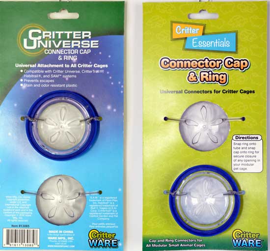 Critter Ware Connector Caps & Rings 2 Pack - Click Image to Close