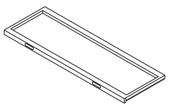 Replacement Pull Pan for Prem.+ Double Decker Hutch (WA 01518)