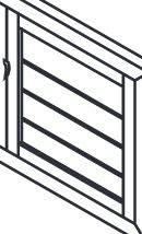 Replacement Wooden Door for Premium Plus Double Decker (01518)