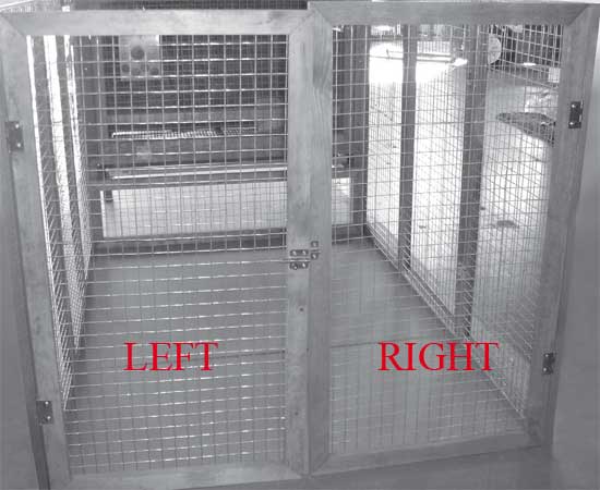 Replacement Left End Panel for Chick-N-Rabbit Pen (WA 01491)
