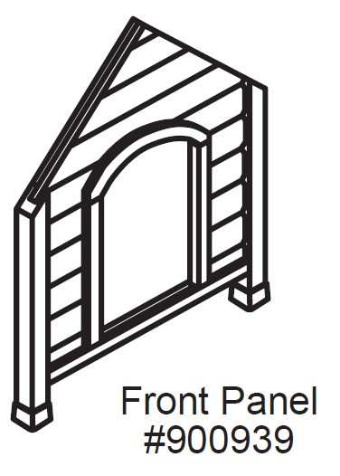 Replacement Front Panel for Premium Plus XL A-Frame (WA 01708)