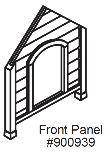 Replacement Front Panel for Premium Plus XL A-Frame (WA 01708) - Click Image to Close