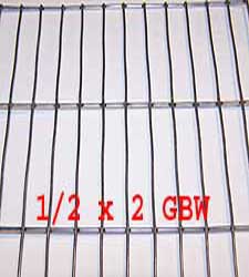 1/2" x 2" 16 gauge GBW Wire Mesh Roll 100 ft. long - Click Image to Close