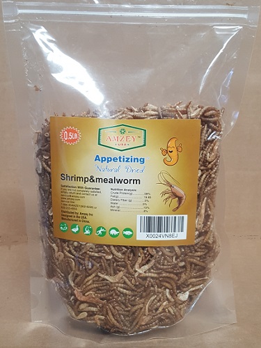 Dried Mealworms and Shrimp 8 oz