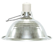 Heat/Light Reflector Dome with Ceramic Socket