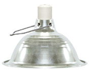 Heat/Light Reflector Dome with Ceramic Socket - Click Image to Close