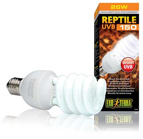 Exo-Terra Reptile UVB 150 Compact Bulb - Click Image to Close