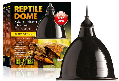 Exo Terra Aluminum Deep Dome Fixtures - Click Image to Close