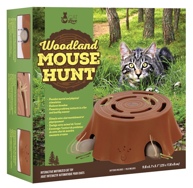 Cat Love Woodland Mouse Hunt