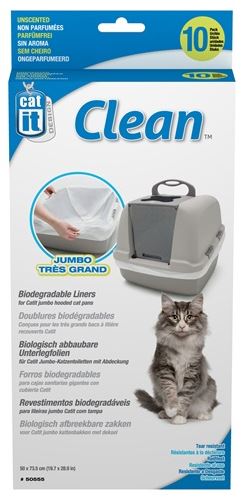 Catit Biodegradable Liners for Jumbo Cat Pan - Click Image to Close