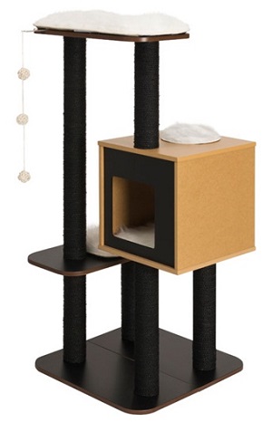 Vesper Cat Furniture V-High Base Black