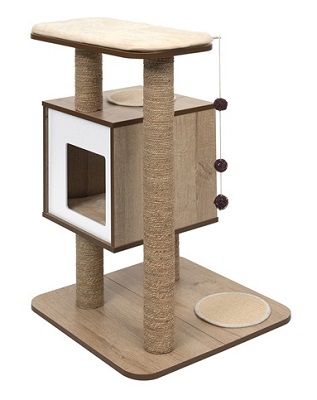 Vesper Cat Furniture Base Oak - Click Image to Close