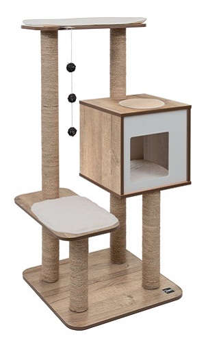 Vesper Cat Furniture V-High Base Oak