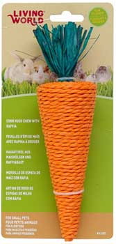 Living World® Nibblers Carrot Corn Husk Chew - Click Image to Close