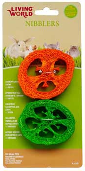 Living World® Nibblers Slices Loofah Chews - Click Image to Close