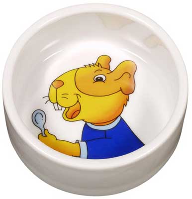 Living World Ceramic Guinea Pig Food Dish - Click Image to Close