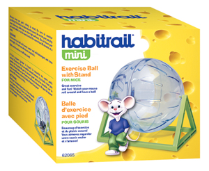 Habitrail Mini Exercise Ball with Stand - Click Image to Close