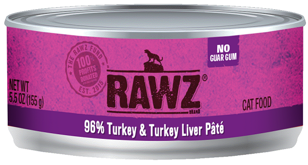 rawz shredded cat food