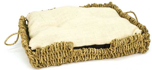 Seagrass-N-Burlap Bed by Ware Mfg. - Click Image to Close