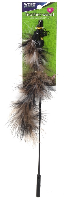 Feather Wand by Ware Pet - Click Image to Close