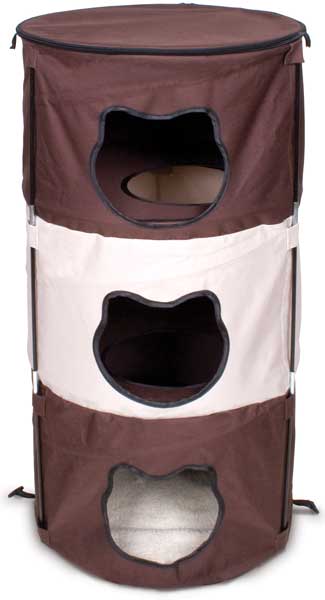 Kitty Pop-Up Condo, 3 Level by Ware Mfg. - Click Image to Close