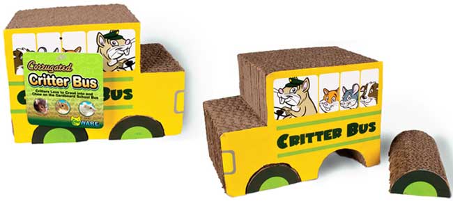 Corrugated Critter Bus