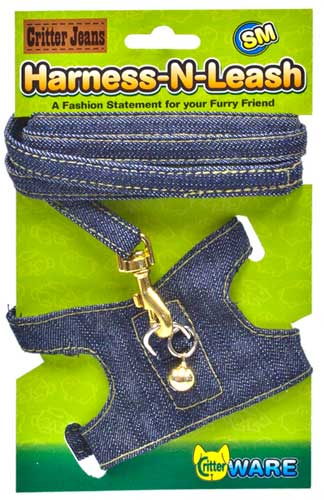 Critter Jeans Harness-N-Leash by Ware Mfg. - Click Image to Close