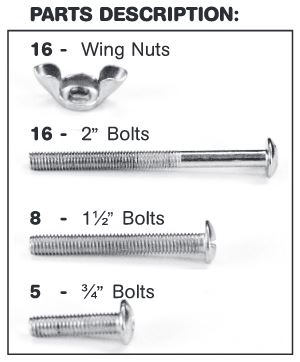 Replacement Hardware Pack for Rabbitat Hutch Double (01551) - Click Image to Close