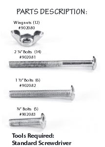 Replacement Hardware Pack for HD Lg. Rabbit Hutch (01550) - Click Image to Close