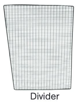 Replacement Divider Panel for Rabbitat Double Hutch (WA 01551)