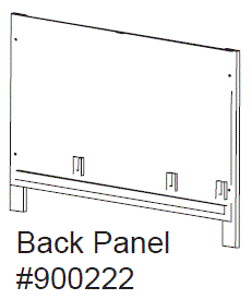 Replacement Back Panel for Chick-N-House (WA 01460) - Click Image to Close