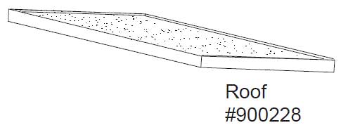 Replacement Roof Panel for Chick-N-House (WA 01460)