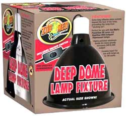 Zoo Med Deep Dome Clamp Lamp by ZooMed - Click Image to Close